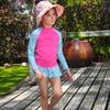 Traje de baño para niñas, estilo falda dividida, para niñas coreanas, linda princesita, protector solar