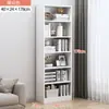Estante de armazenamento simples para livros, piso doméstico, quarto, prateleira de armazenamento multicamadas, sala de estar, estante de parede, armário de armazenamento, armário de exposição