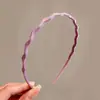 Diadema fina ondulada para mujer, alta en la coronilla, con dientes, antideslizante, para sujetar el cabello en su lugar, adecuada para lavarse la cara, aplicar mascarilla facial y uso diario como accesorio para el cabello
