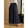 Produto original*** Achado imperdível: Calça larga bordada estilo chinês para mulheres, camada única de verão, fina, confortável, de algodão e linho, calça reta