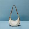 Bolso Diseño Nicho Bolso Sobaco Retro 2025 Primavera y Verano Nuevo Primavera Versátil Un Hombro Cruzado Media Luna Silla de Montar