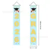 2026 Temporada de Graduación de Amazon Transfronterizo Pareja de Año Nuevo Ceremonia de Graduación Escolar Bandera de Puerta Decoración de Bandera para Colgar en el Porche