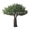 Árbol de Sauce Artificial Grande de Fibra de Vidrio para Patio de Villa, Jardín de Casa de Huéspedes, Artículo Decorativo Popular para Paisajismo, Árbol de Sauce Artificial Falso