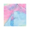 Nuevo Conejo de Piel Colorido Tie-Dye Estampado en Oro Láser Corazón Pequeño Terciopelo PV Degradado Copo de Nieve Estampado en Plata Peluche Navideño Acolchado
