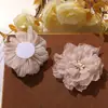 Atmósfera pura y fría temperamento gentil malla camelia accesorios para el cabello DIY cintas para el cabello zapatos sombreros diademas ropa accesorios de flores