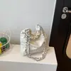 Bolsa de Corrente com Strass para Mulheres, Novo Modelo de Verão 2026, Bolsa de Ombro de Luxo de Nicho de Alta Qualidade, Bolsa Saco de Grande Capacidade