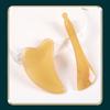 Palo de Presión para Acupresión de Masaje en Forma de Corazón para Dragado de Meridianos de Cuerpo Completo y Facial, Cuidado de la Belleza, Palo Relajante Muscular, Tabla de Masaje Gua Sha de Resina
