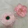 Cabeças de flores de peônia artificiais, materiais para adereços de cabeça estilo antigo, flores artificiais realistas de alta qualidade para decoração de cena