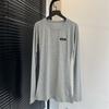 Camisa de Protección Solar Miu Spot Tul Transparente Verano Ajustada Camisa de Aire Acondicionado Camisa Base Cuello Redondo Versátil Versión Alta