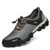 Sapatos Respiráveis de Malha para Vadeio 2026 Novo Verão Sapatos para Caminhada e Montanhismo ao Ar Livre Sapatos Vazados para Rastreamento de Rios Sapatos Antiderrapantes para Homens