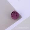Broche para el cabello coreano hecho a mano con capullo de flor pequeño de 2 cm, accesorios para el cabello DIY, versión coreana de flor de camelia tridimensional, venta directa de fábrica