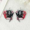 Venta Caliente Transfronteriza Acrílico de Doble Cara Halloween Calavera Ouija Placa de Palabras DIY Aretes Collar Llavero Material