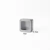 Caja Metálica de Plata Multiespecificación Dulces Regalo Unidad USB Insignia Almacenamiento Caja de Hierro Caja Vacía En Stock Mayoreo
