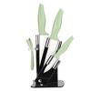 Jiale Set de Cuchillos de Cerámica para Cocina Hogar Suplemento Alimenticio para Bebés Cuchillo Especial Set de Cuchillos para Fruta de Aspecto Atractivo Combinación