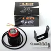 Faro de Motocicleta Externo Cañón de Acero Grande Integrado Dos Colores Faro Delantero 8-80V Faro Led Modificado Bombilla de Coche