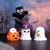 Nueva serie de dibujos animados de mago y fantasma de Halloween, calabaza de Halloween, pequeños adornos, bola de cristal, accesorios de decoración