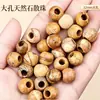 Amatista natural, ágata, turquesa, cuentas de agujero grande, cuentas sueltas, accesorios para joyería DIY, pulseras de cuentas, collares y artículos tejidos