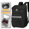 Mochila aislante para exteriores transfronteriza, gruesa, impermeable, con forro de papel de aluminio, mochila para picnic, gran capacidad, aislante del frío.