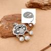 Campana de Plata Esterlina 990 colgante vintage cadena hueca para suéter para mujer colgante de plata esterlina colgante de plata