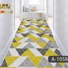 Tapete simples cortável para porta de entrada, corredor, corredor, escadas, carpete longo 3D para casa e hotel