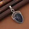 Colgantes de Piedra Natural y Cristal Europeos y Americanos, Colgantes de Collar Geométricos Simples Versátiles en Forma de Gota de Agua, Accesorios para Ropa