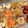Base para Hot Pot de Mariscos Secos Auténtica 150g*5 cajas, Base de Sopa Tradicional de Cangrejo, Hot Pot de Cordero Estilo Antiguo de Pekín, Estofado de Col encurtida del Noreste