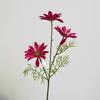 Oferta especial: 3 Cabeças de Flores Artificiais de Crisântemo de Verão 3D para Casamento, Decoração de Casa, Adereços de Fotografia, Arranjo de Buquê, Atacado de Presentes, Flores Artificiais