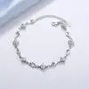 Moda coreana Joker Lingguang Pulsera de Amor para Mujer Transfronteriza Nicho Diseño de Diamante Moda Diamante Joyería de Mano al por Mayor