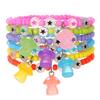Pulsera de estrella de cinco puntas luminosa transfronteriza para niña, pulsera de hongo, cuentas de miyuki, princesa, joyería infantil, fabricantes de origen, venta al por mayor