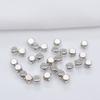Pulseira de Contas Quadradas Banhadas a Ouro 18K Contas Soltas Acessórios DIY Pulseira Colar Materiais para Miçangas Contas de Furo Grande para Atacado Joias