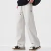 Marca de Tendencia Americana Jeans para Hombre 2026 Otoño Nuevo Lyocell Holgados Rectos Pierna Ancha Tencel Casual Pantalones Largos