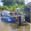 Barco cortacésped automático pequeño de Hebei en stock Barco de salvamento de jacinto de agua de Henan Barco de limpieza y limpieza de loto de agua