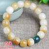 Pulsera Bodhi al por mayor Jade Blanco Cuentas Bodhi de Buda Wenwan Cuentas de Rosario Pulsera para Parejas para Hombre y Mujer Envuelto en el Dedo Pulsera Suave de Raíz de Bodhi