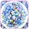 Parche de Accesorios de Resina de Dibujos Animados para Bricolaje, Pegamento en Crema, Paquete de Materiales para Fundas de Teléfono Móvil y Joyería, Pato de Goma Mixto, Pinza para el Cabello Infantil