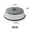Tapa Calentadora para Horno de Microondas, Tapa Plegable Multifuncional de Silicona, Tapa Anti-Grasa y Anti-Salpicaduras, Tapa Especial para Calentar, Tapa Plegable