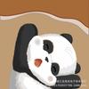 Pintura al óleo digital pintura al óleo diy matemáticas panda rojo niños colorear tamaño pequeño colorear curativo relleno pintura a mano
