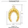 Retrato de Borboleta Rainha Europeia e Americana Titânio Aço Pulseira DIY Pingente Feminino Tigre Libélula Pata de Urso Folhas Pingente de Aço Inoxidável