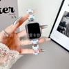 Funda Candy de Cintura Pequeña Colorblock Correa de Reloj de Moda para iwatch Apple Watch Correa de Reloj