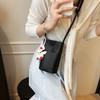 Bolso pequeño cruzado para mujer de piel suave para teléfono móvil 2025 Nuevo estilo Moda Casual Simple para Caminar y Comprar Mini Bolso