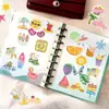 50 Pegatinas de Vibras Frescas de Verano, Pegatinas Impermeables para Decoración de Cuaderno DIY, Maleta