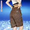 Shorts Casuais de Seda Gelo Transfronteiriços Esportivos Calças Médias Verão Finos Roupa Exterior Jacquard Masculinos Verão Secagem Rápida Respiráveis Cinco Pontos