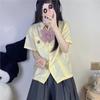 Camisa jk Xiaolan mediana para mujer de manga corta de verano estilo universitario japonés original traje de uniforme jk ropa de clase