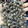 10*12mm ágata cristal agujero horizontal gotas de agua cuentas sueltas diy accesorios para pulsera collar gotas de agua planas semiacabadas