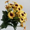 22 Flores Artificiales de Girasol Pequeñas para el Hogar, Mesa de Comedor, Valla de Girasoles para Jardinería, Flores Artificiales de Girasol al por Mayor