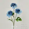 Flores Artificiais Azuis para Casamento Flores Falsas de Teto Decoração de Casamento Parede de Flores Arranjo de Flores de Chão para Casamento Materiais para Arranjo de Flores de Seda