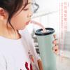Venda Quente Fábrica Direta Portátil Silicone Dobrável Curvo Canudo Reutilizável Café Quente Leite Canudo