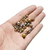 Esfera de Aço com Furo Passante, Esfera de Aço Inoxidável Galvanizado Perfurada Ferro Níquel com Furo, Esfera de Aço Polida com Furo Único, Aço Carbono Rosqueado Ouro de Imitação