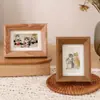 Mini Cartão Polaroid Moldura de Madeira para Foto 3 Polegadas Coleção de Moedas de 100 Yuan Moldura de Foto Suporte de Exibição de Foto de Casal Venda Quente