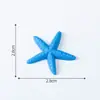 Adornos de Musgo Estrella de Mar Colorida para Micro-Paisajes Manualidades de Resina Adornos Pequeños Accesorios para Fundas de Teléfono Mediterráneas