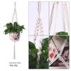 Cesta de Rede para Vasos de Flores Transfronteiriça Vaso de Planta Suspenso Artesanal DIY Cesta de Rede Suspensa Tecida Decoração de Interior Cesta Suspensa